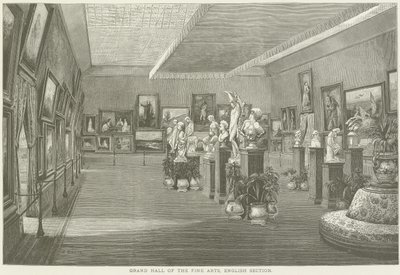 Grand Hall of the Fine Arts by French School