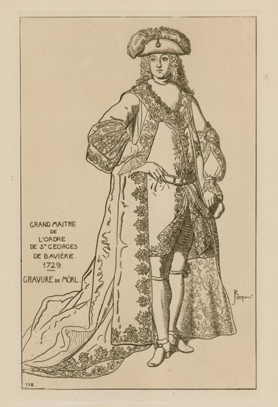 Grand Master of the Order of St. George of Bavaria, 1729 by French School