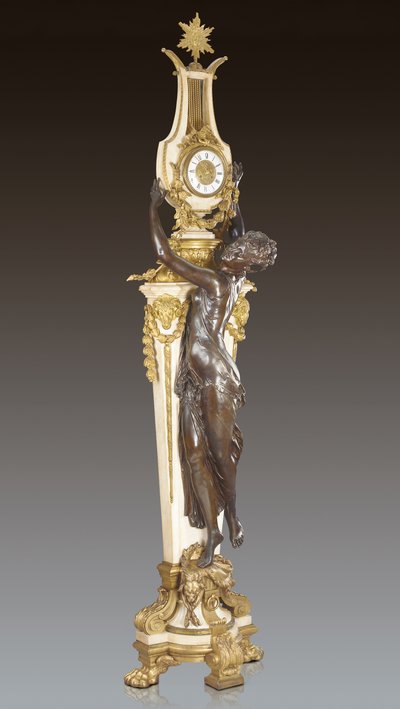 Grande Horloge, an Important and Monumental Pedestal Clock by French School