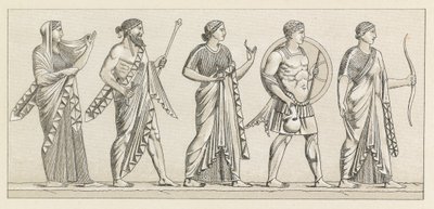 Greek-Roman Costume by French School