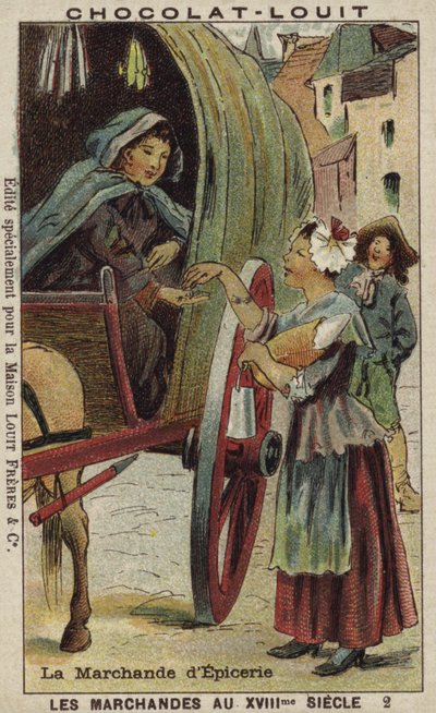 Grocer, 18th Century by French School