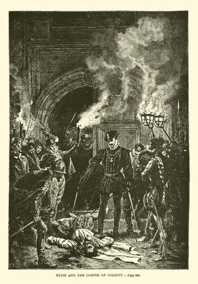 Guise and the Corpse of Coligny by French School
