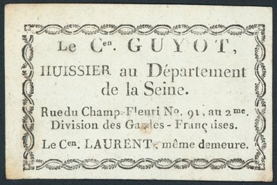 Guyot, bailiff by French School