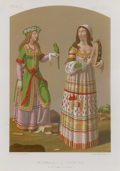 Gypsy and Bohemian Women by French School