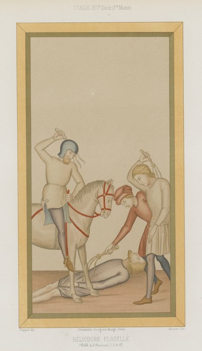 Heliodorus Whipped by French School