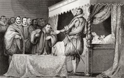 Henri III names Bearnais as his successor, from 