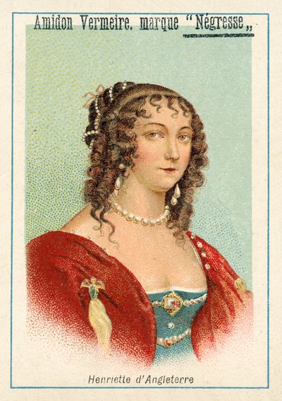 Henrietta of England by French School