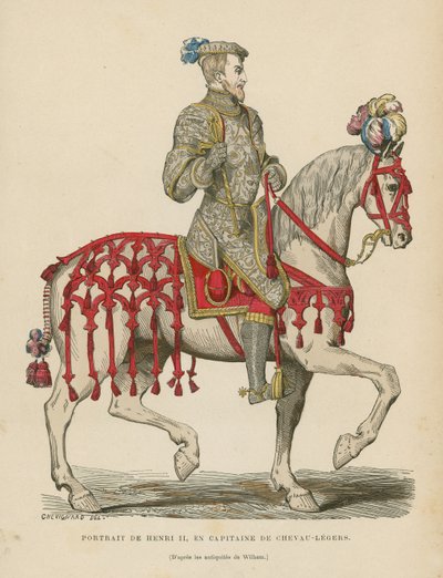 Henry II of France by French School