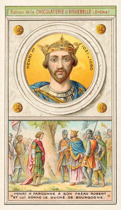 Henry I of France Pardons His Brother Robert and Grants Him the Duchy of Burgundy by French School