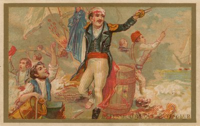 Heroic defence of the Vengeur by French School