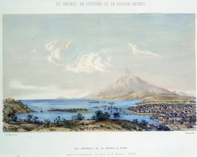 General View of Pointe-a-Pitre in Guadeloupe Before the Earthquake of 1843 by French School
