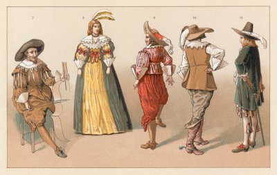 Holland 17th Century Costume by French School