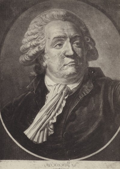 Honore Gabriel Riqueti, comte de Mirabeau by French School