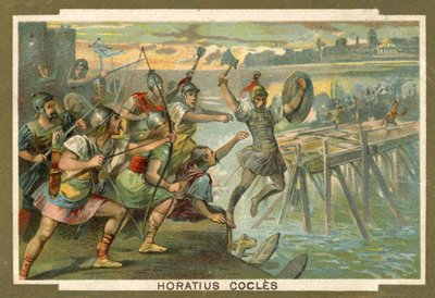 Horatius Cocles on the Bridge by French School