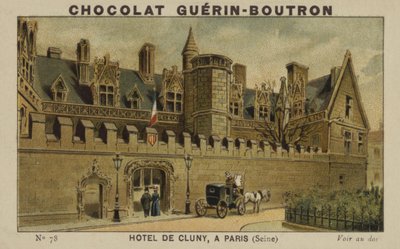 Hotel de Cluny, Paris, Seine by French School