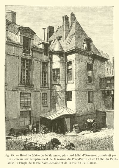 Hotel du Maine or de Mayenne, later Hotel d