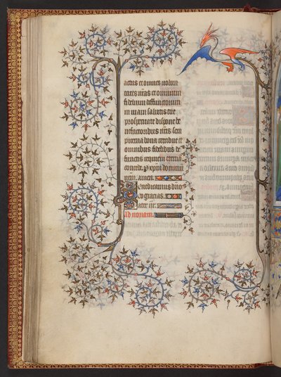 Hours of the Virgin, Book of Hours, Add MS 32454 f.37v, France by French School
