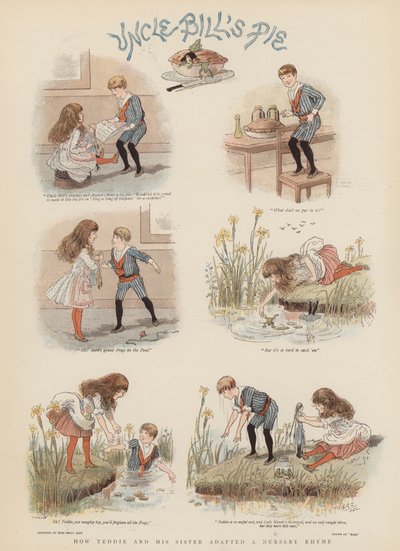 How Teddie and his Sister adapted a Nursery Rhyme by French School