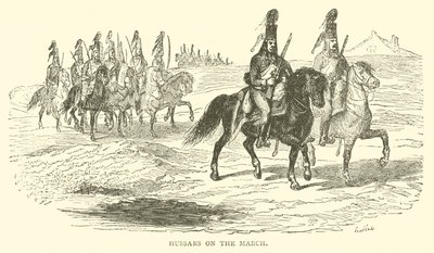 Hussars on the March by French School