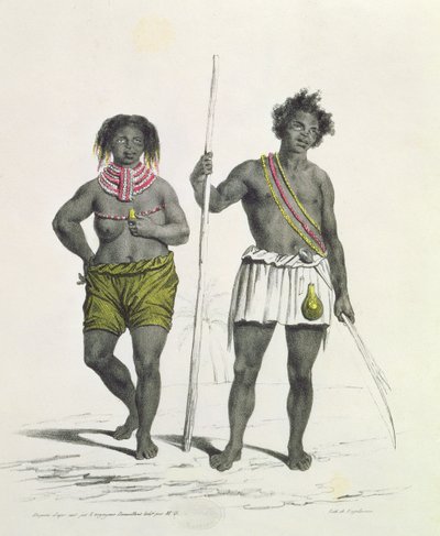 Idolatrous black from the Kingdom of Benguela, Angola by French School