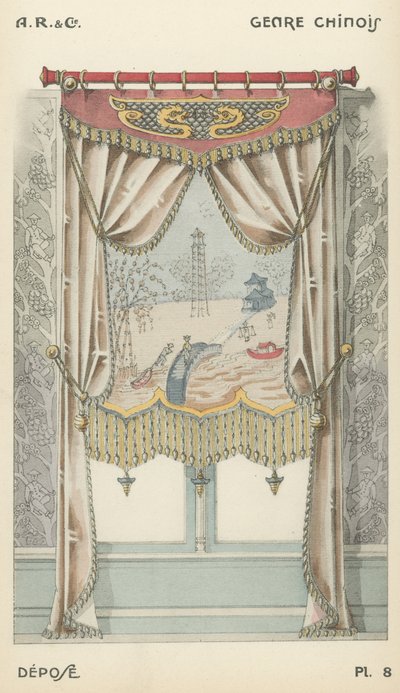 Illustration from interior design product catalogue from A R & Cie, France by French School