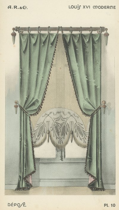 Illustration from interior design product catalogue from A R & Cie, France by French School