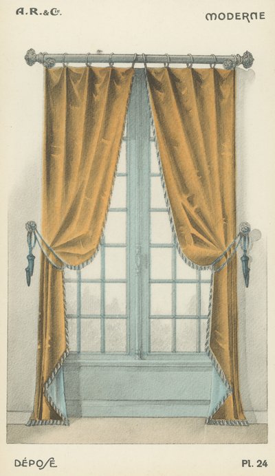 Illustration from interior design product catalogue from A R & Cie, France by French School