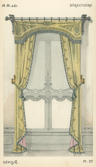 Illustration from interior design product catalogue from A R & Cie, France by French School