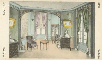 Illustration from interior design product catalogue from A R & Cie, France by French School