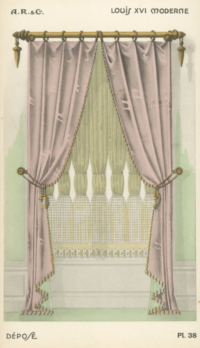 Illustration from interior design product catalogue from A R & Cie, France by French School