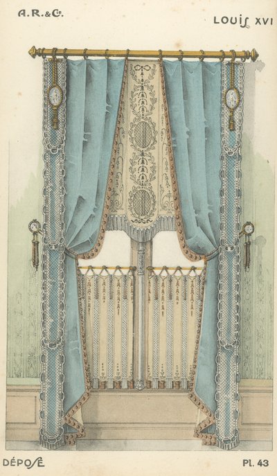 Illustration from interior design product catalogue from A R & Cie, France by French School