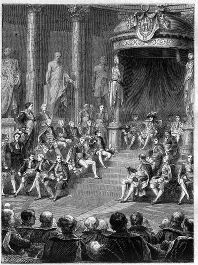Imperial session in the Senate: speech by Napoleon on the constitution of the new kingdom of Italy in 1805 - in 