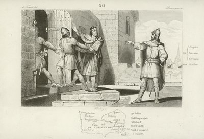 Imprisonment of Charles the Simple, King of Western Francia, 923 by French School