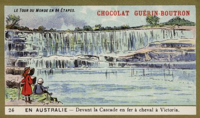 In front of Horseshoe Falls, Victoria, Australia by French School