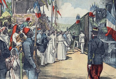 Inauguration of the Railway Connecting Thies to Kayes in Senegal, Early 20th Century by French School