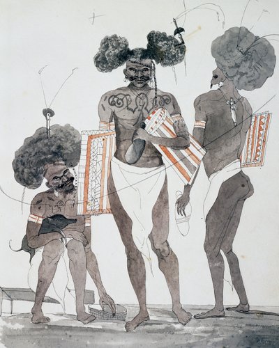 Inhabitants of Port Dori by French School