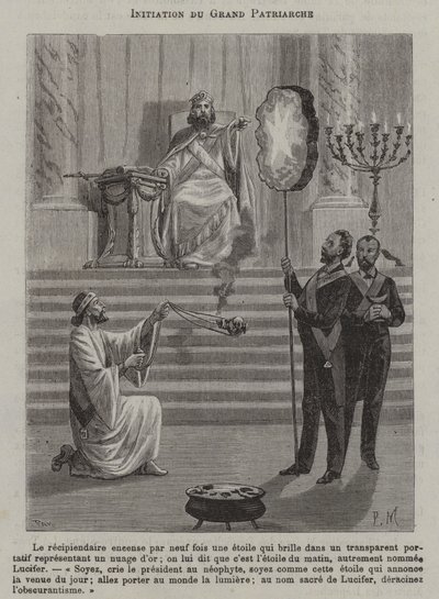 Initiation of a Grand Pontiff by French School
