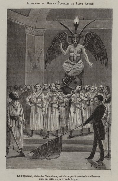 Initiation of a Knight of Saint Andrew by French School