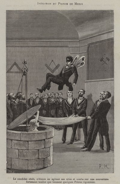 Initiation of a Prince of Mercy by French School