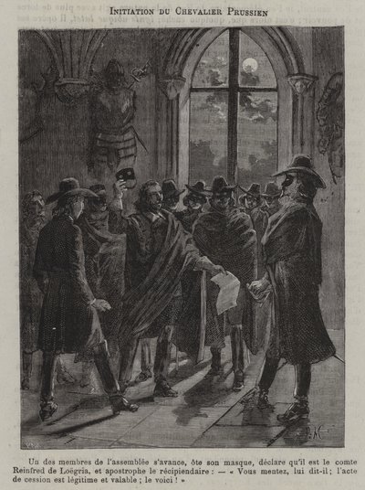Initiation of a Prussian Knight by French School