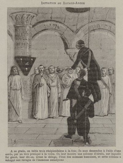 Initiation of a Royal Arch of Enoch by French School