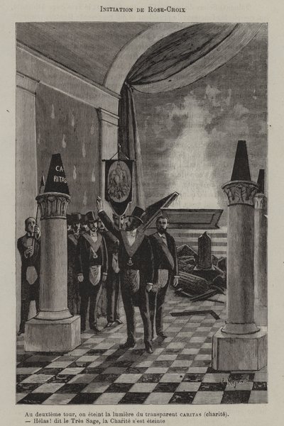 Initiation of a Sovereign Prince Rose Croix by French School