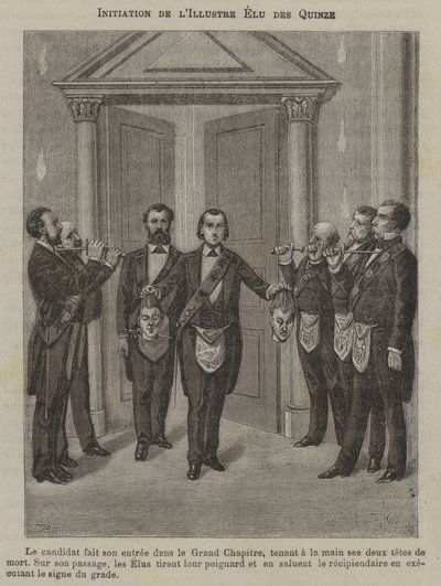 Initiation of an Elect of the Fifteen by French School