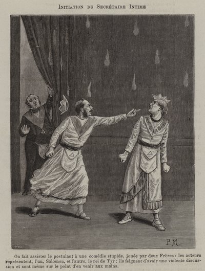 Initiation of an Intimate Secretary by French School
