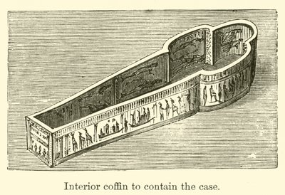 Interior coffin to contain the case by French School