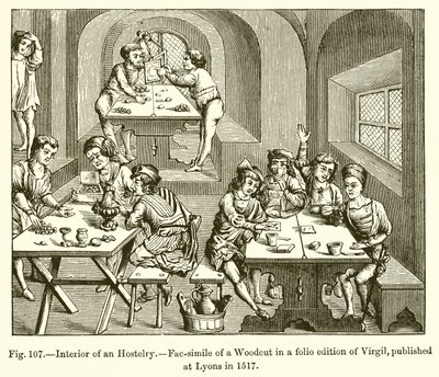 Interior of an Hostelry by French School