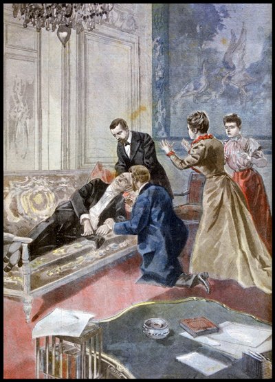 Investiture of Legion of Honour upon President Emile Francois Loubet by French School