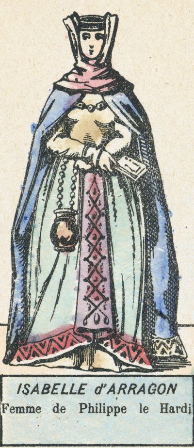 Isabelle of Aragon, Wife of Philip the Bold by French School