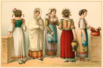 Italy costume by French School