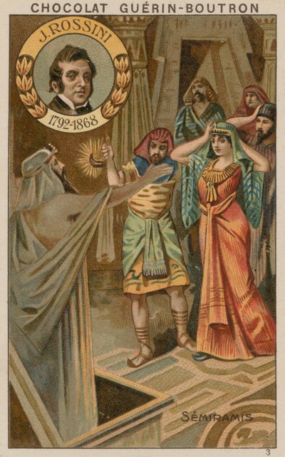 J Rossini, Semiramis by French School